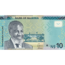 P16 Namibia - 10 Dollars Year 2015